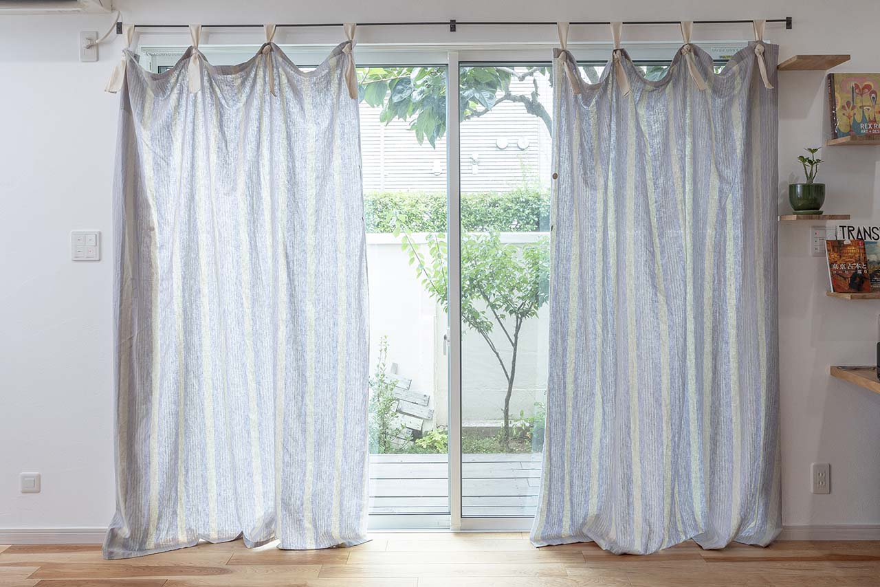 モーニ イエロー　麻52％綿48％